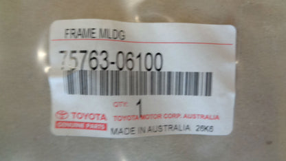 Toyota Camry/Aurion Genuine Right Hand Rear Upper Window Frame Moulding New Part