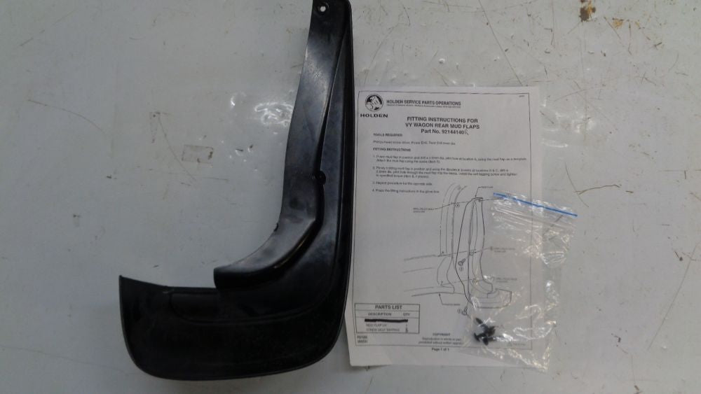 Holden Commodore Genuine Left Hand Rear Replacement Mud Flap New Part