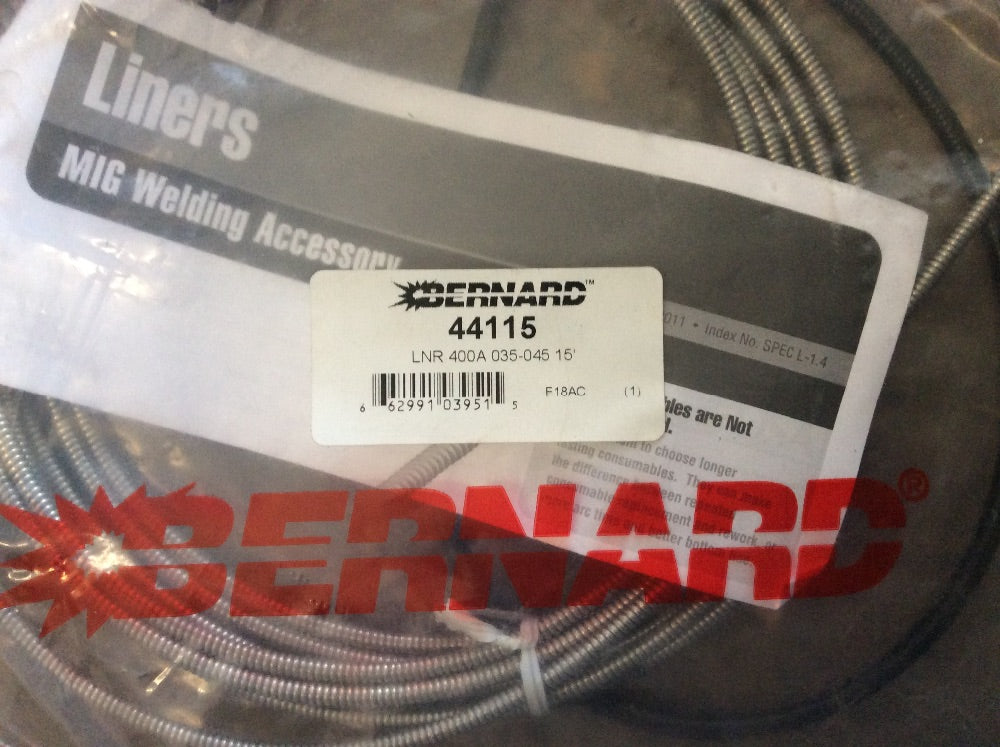 Bernard liner assembly LNR 400A 035-045 15" New Part
