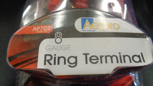 Aerpro 8 Gauge Terminal Ring Set 12 New Part