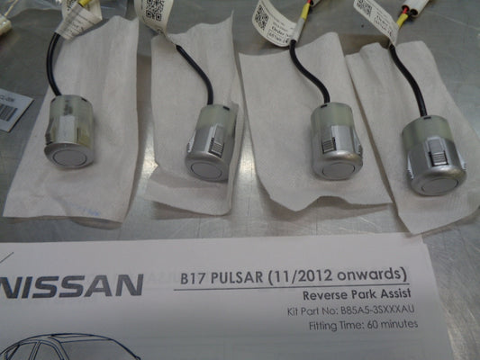 Nissan B17 Pulsar Sedan Genuine Silver Rear Park Assist New Part