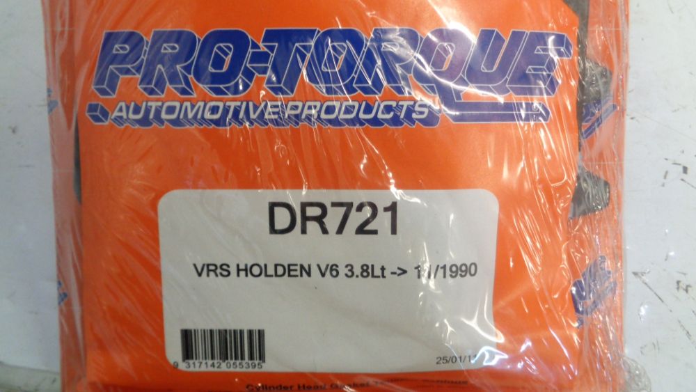 Pro-Torque VRS Gasket Kit Suits Holden V6 3.8ltr New Part