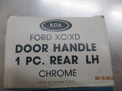KOA Left Hand Rear Door Handle In Chrome Suits Ford Falcon XC-XD New Part.
