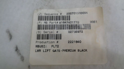 Mercedes-Benz ML 350 Genuine Tailgate trim USED VGC