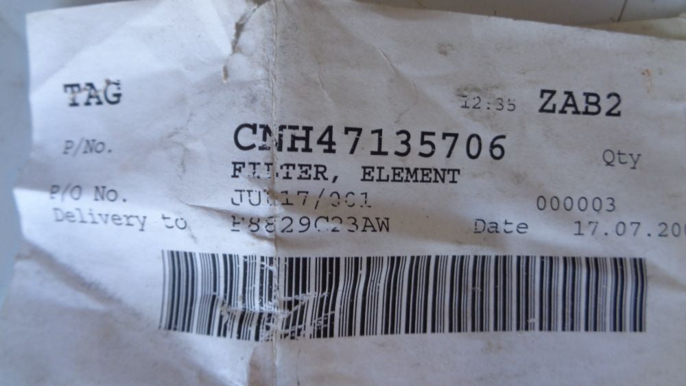 New Holland Fuel filter New Part