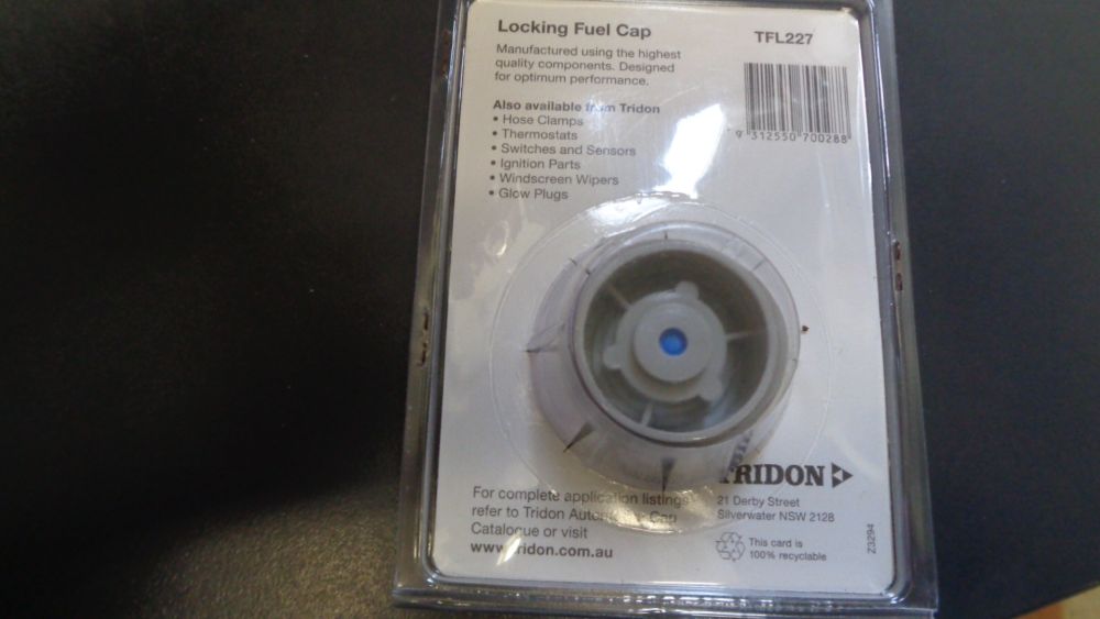 Tridon Locking Fuel Cap Suitable For Various Makes/Models