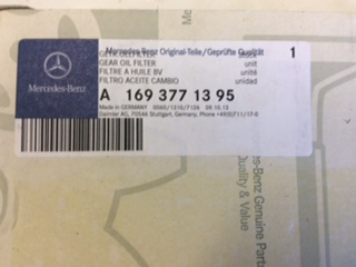 Mercedes-benz Vito Genuine automatic gear box oil filter new part