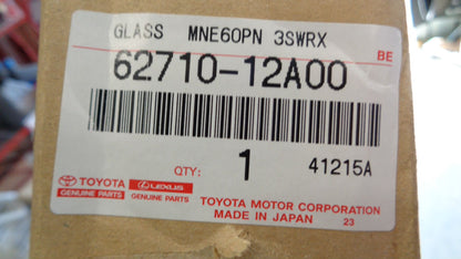 Toyota Corolla Genuine passenger rear quarter glass tinted new Part