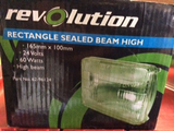 Revolution Rectangle Sealed Beam Light 165x100mm 24V-60W-High Beam New Part