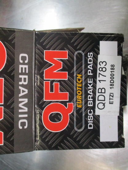 QFM Eurotech Ceramic Rear Brake Pad Set Suits BMW Series 1-3 New Part