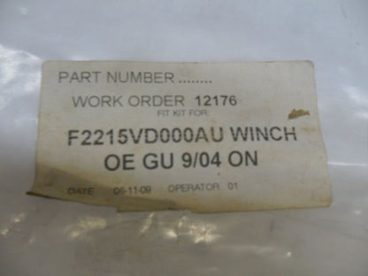 Nissan Patrol Genuine Winch Kit New Part