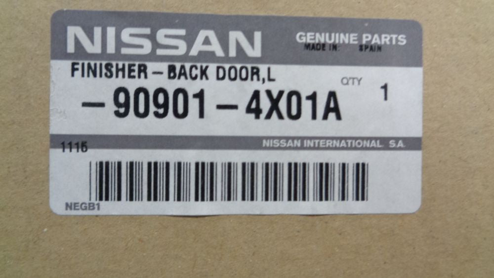 Nissan Pathfinder R51 Genuine Rear Lower Tail Gate Trim New Part