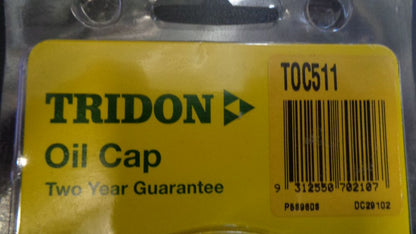 Tridon Oil Cap Suitable For Various Makes/Models New Part