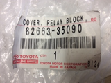 Toyota Prado Genuine lower relay block cover new part