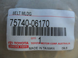 Toyota Camry Atara SL Genuine Left Hand Rear Belt Mould New Part