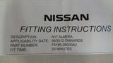 Nissan Almera Genuine Clear Bonnet Protector Kit New Part