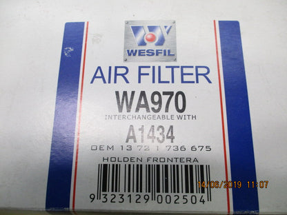 Wesfil Engine Air Filter Suits Holden Frontera New Part