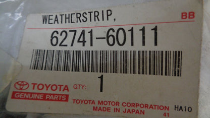 Toyota Prado 120 Series Genuine right hand rear quarter window weatherstrip new part
