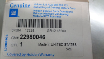 Holden Cruze JH Genuine Rear Boot Lid Emblem Chrome & Black New Part