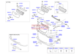 Hyundai CM Santa Fe Genuine Front Bumper Bar Grille/Skid Plate New Part