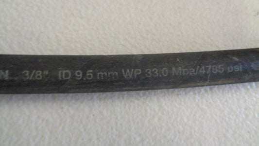 Hydraulic Hose with fittings 150cm long 3/8 id 9,5mm wp33,0 mpa/4785 psi New Part .