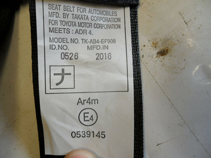 Rear Lap Sash belt suitable for Toyota Hiace and Coaster Bus