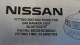 Nissan Navara D40M Genuine hands free kit plug & play new part