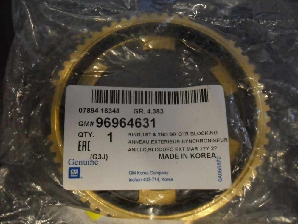 Holden Captiva 2007 Synchro Ring - New Part