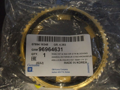 Holden Captiva 2007 Synchro Ring - New Part