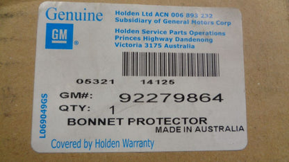 Holden RG Colorado Genuine QLD Supporters Bonnet Protector New Part