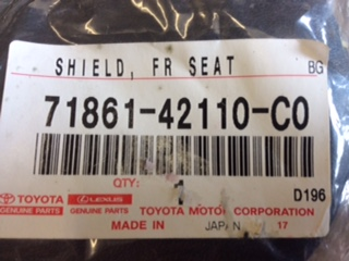 Toyota Rav4 Genuine front seat cushion inner right hand new part