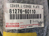 Toyota Landcruiser Troopy rear number plate light holder new Part