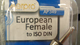 Aerpro European To ISO Pin Antenna Adaptor New Part