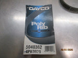 Dayco Poly Rib Belt Suits Toyota Yaris New Part