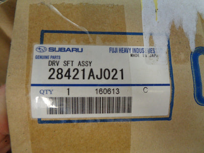 Subaru WRX-STI-XV-XV Crosstrek Genuine Rear Drive Shaft New Part