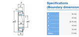 Koyo Tapered Roller Bearing Suits Various Makes/Models New Part