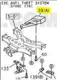 Holden RA Rodeo Genuine Spare Tyre Guide New Part