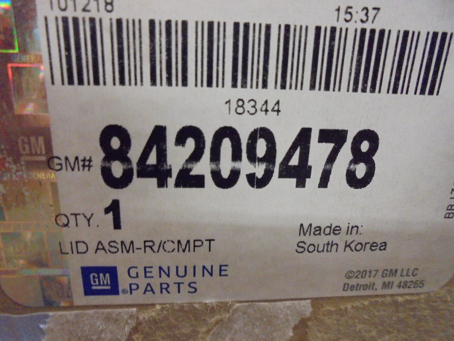 Holden BL Astra Sedan Genuine Rear Boot Lid Assembly New Part