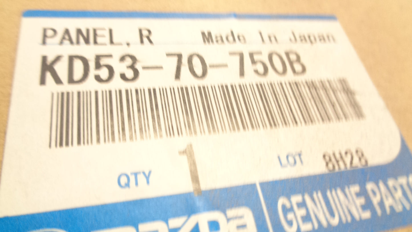 Mazda CX-5 Genuine Rear Panel Assembly New Part