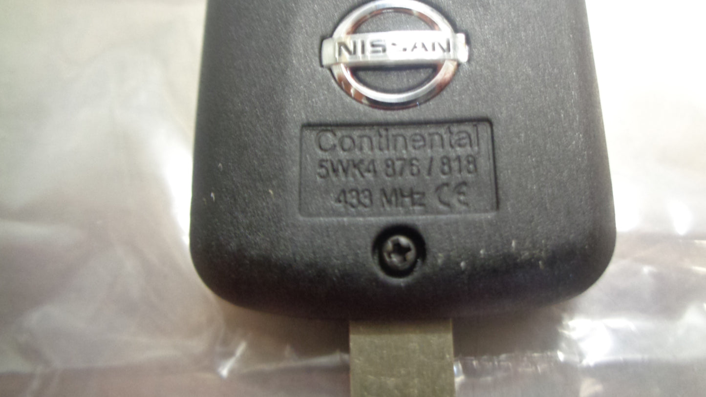Nissan D40T Navara Genuine Master Key Blank New Part