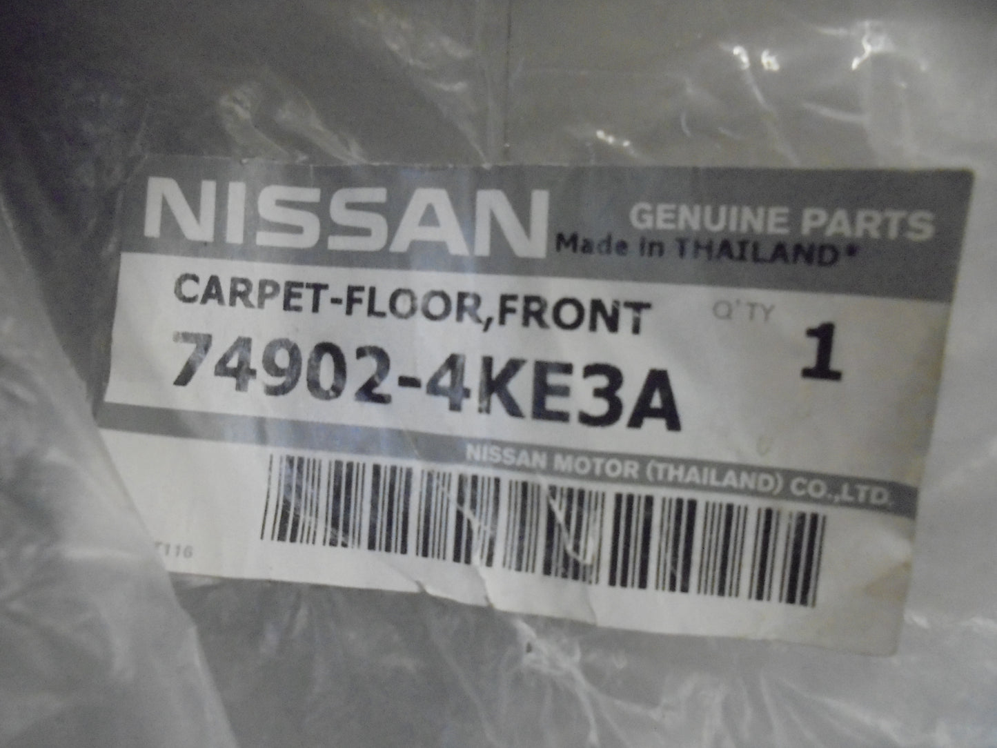 Nissan Navara NP300 D23 Genuine Drivers & Passengers Front Vinyl Replacement Floor New Part