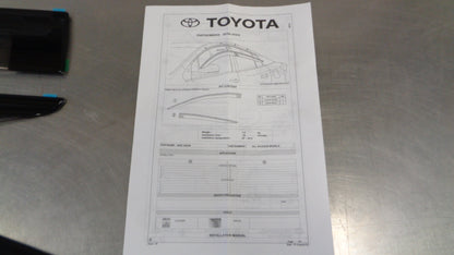 Toyota Prius Genuine Weathershield Set New Part