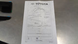 Toyota Prius Genuine Weathershield Set New Part