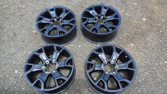 Toyota Hilux Fortuner Genuine Alloy Wheel Set 18" Matte Black New Part
