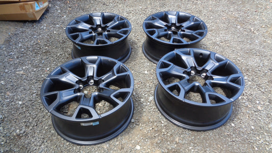 Toyota Hilux Fortuner Genuine Alloy Wheel Set 18" Matte Black New Part