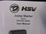 Limited Edition Holden HSV 12 Volt Jump Starter / Power Pack Lithium Technology 1000 Peak Amps New Part