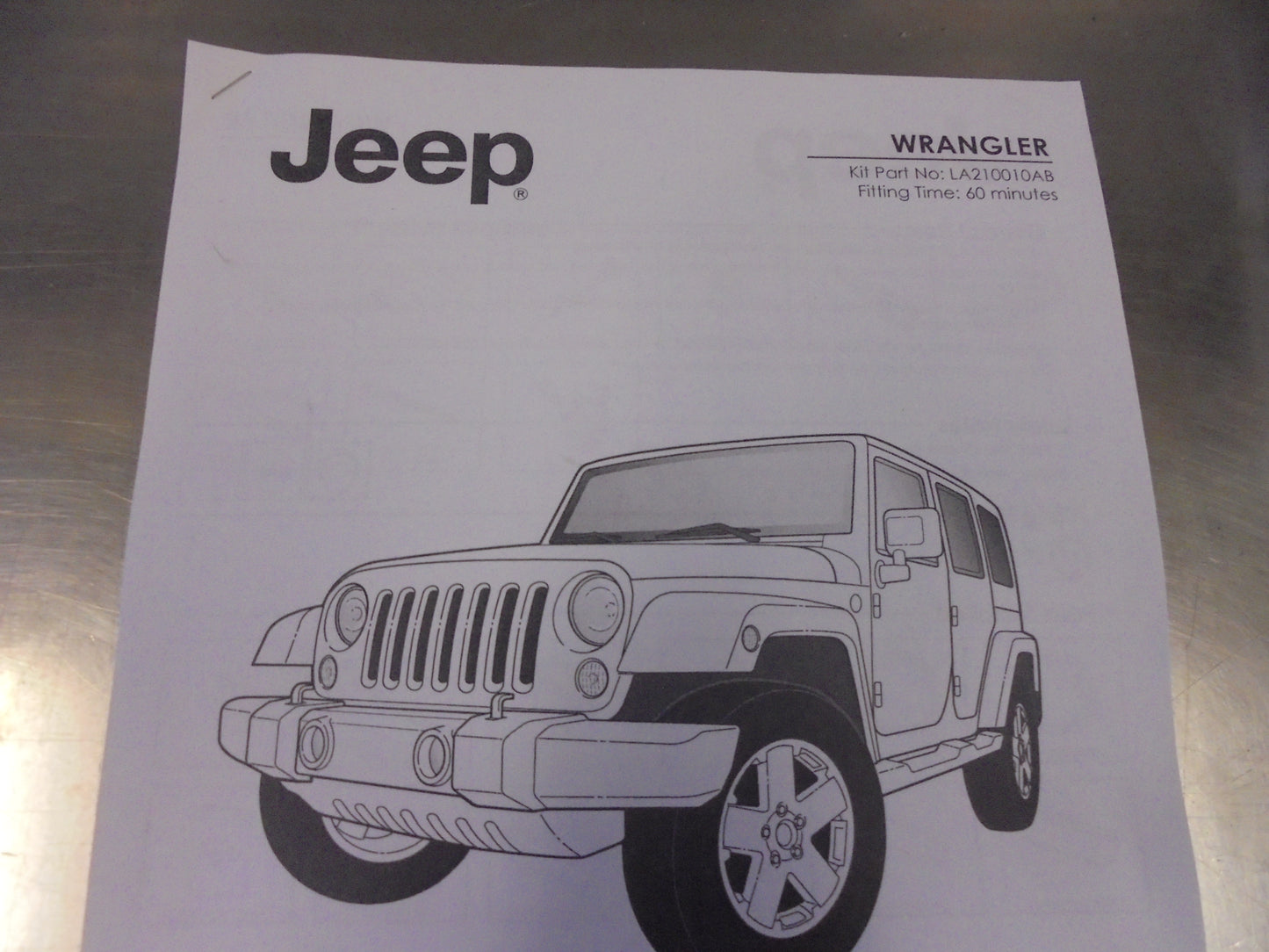 Jeep JK Wrangler Genuine Reverse Camera Kit New Part