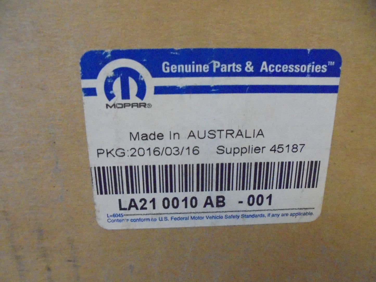 Jeep JK Wrangler Genuine Reverse Camera Kit New Part