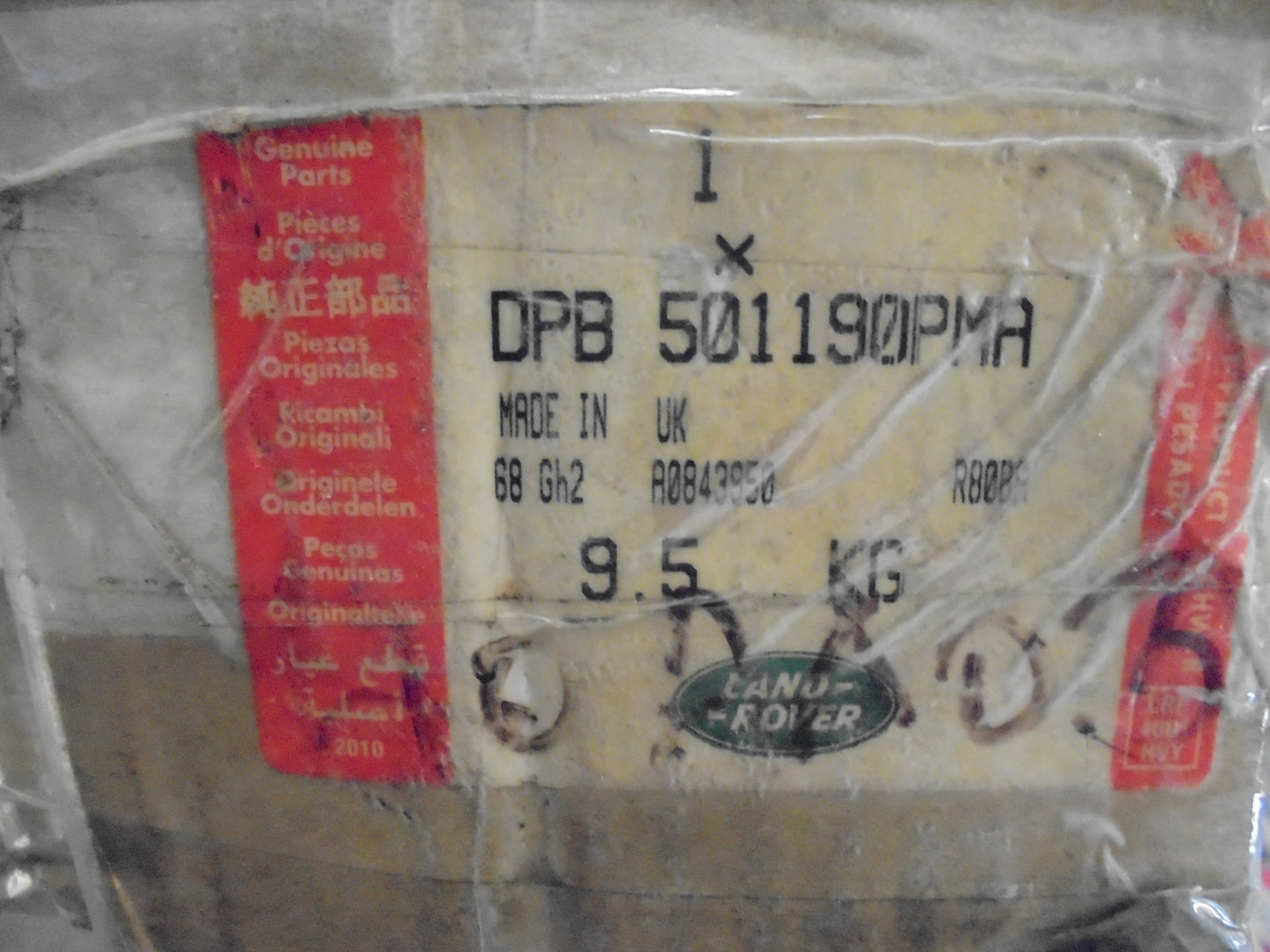 Landrover Defender 90-110-130 Genuine Front Bumper Bar (Black) New Part