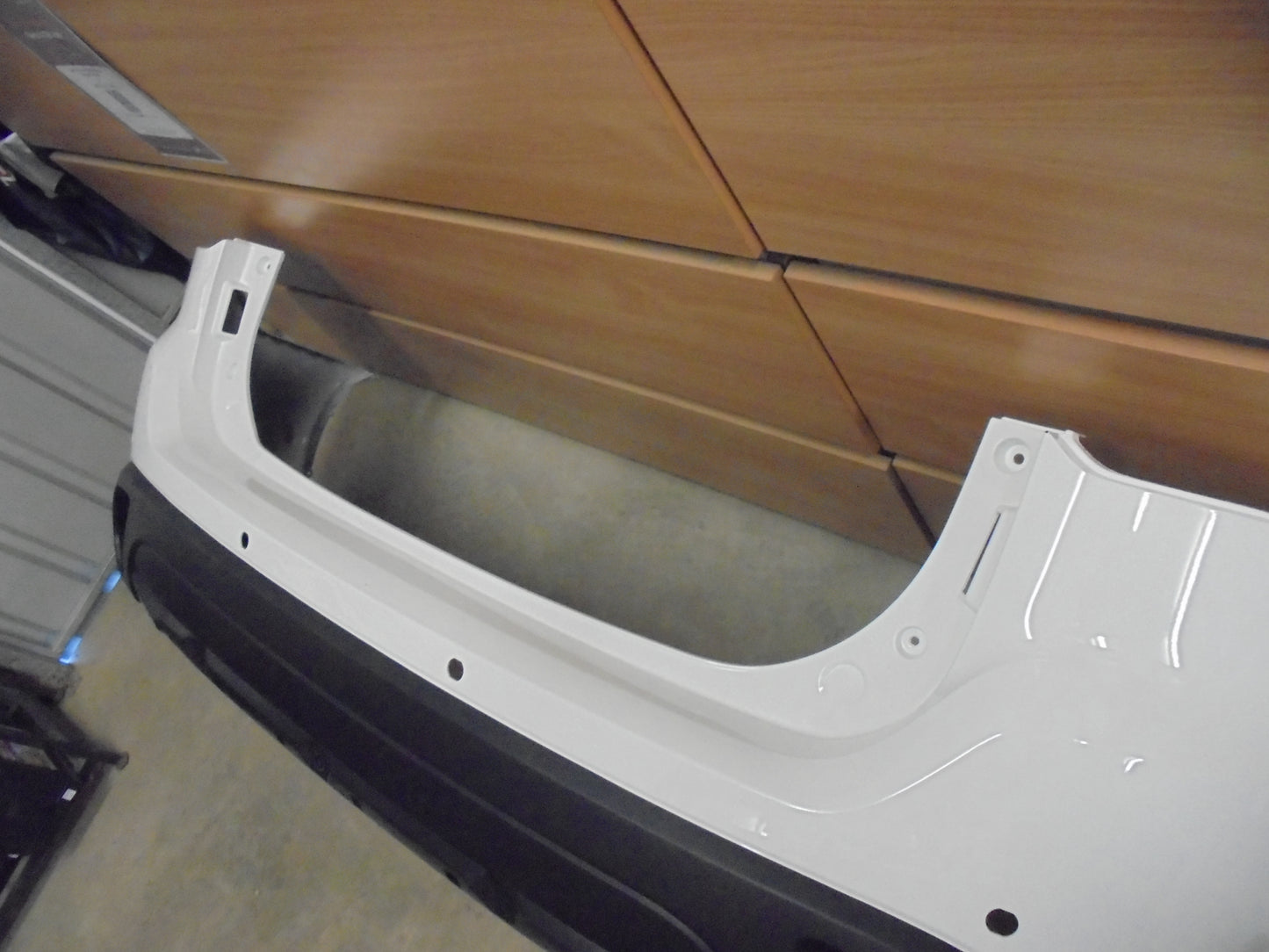 Mitsubishi ZJ Outlander Genuine Rear Bar Cover With Flare And Sensor Holes New Part